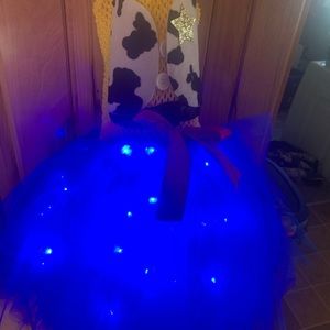 Girls size 6 Halloween Costume with Lights Toy Story JESSE